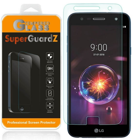 For LG X Power3 - SuperGuardZ Tempered Glass Screen Protector, 9H, Anti-Scratch, Anti-Bubble, Anti-Fingerprint