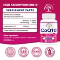 thumbnail image 7 of CoQ10 400mg, High Absorption Coenzyme Q10 Supplements for Heart Health & Cellular Energy, Non-GMO, Gluten Free, 90 Count（1 PACK）, 7 of 7
