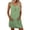 Green, variant on Oksale Tank Dress for Women with Pockets Plus Size Mini Dresses Casual Summer Round Neck Sundresses Green 3XL