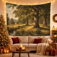 thumbnail image 3 of Classical Painting Realistic With Main Mature Deciduous Tree, Spooky Gothic for Gothic Decor Fans, Dark Art Decor, Halloween Gift, Tapestry Wall Hanging for Bedroom and Dorm, 3 of 7