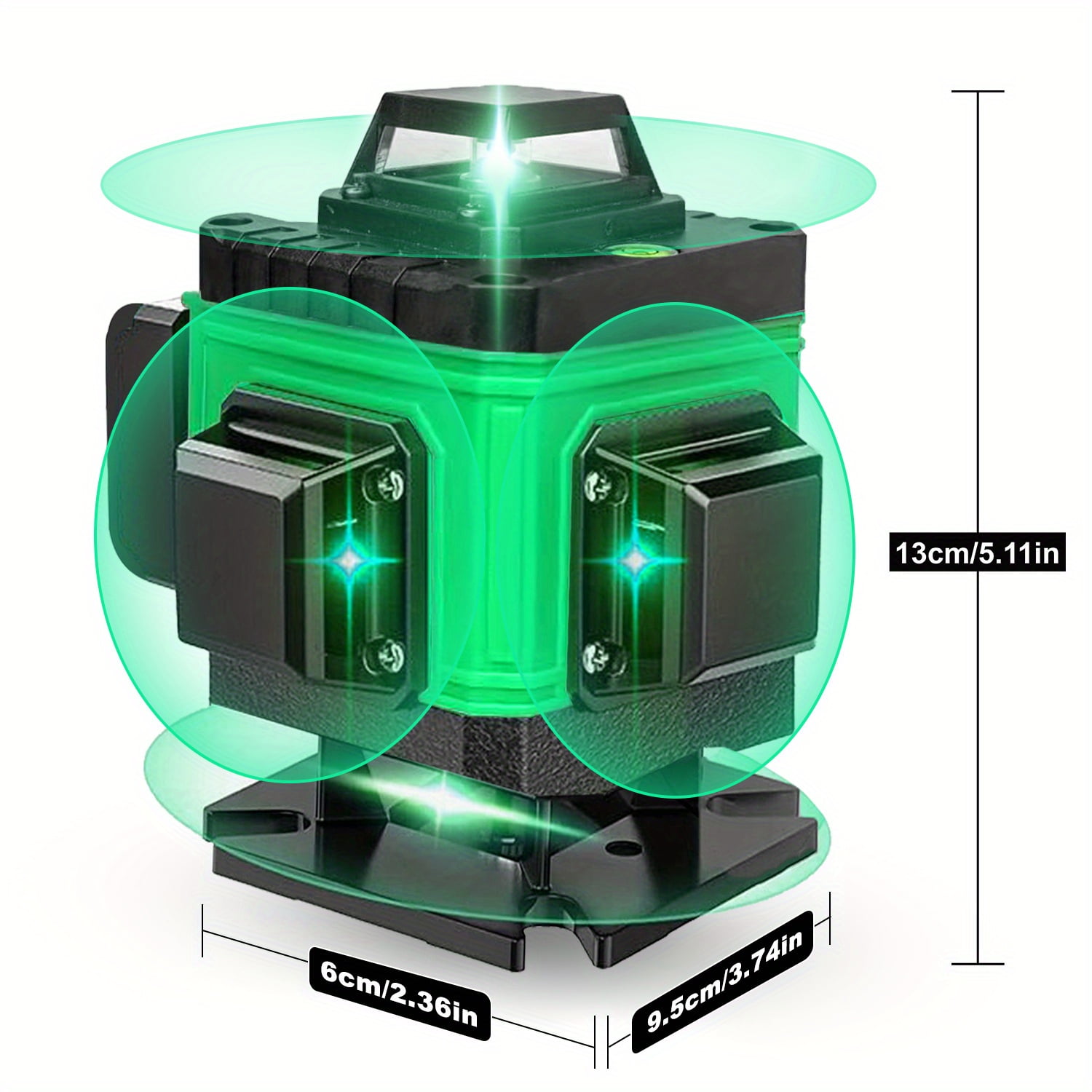 16-Line 4D 360° Self-Leveling Laser Level - Rechargeable High-Precision Alignment Tool