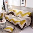 thumbnail image 1 of TFixol Stretchable Sofa Slipcover with Free Pillowcase, Durable Polyester Fabric, Fits 145-185cm Double Seater, Multicolor Design, Easy Installation Included, 1 of 6