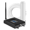 SureCall Fusion4Home Omni/Whip Voice, Text & 4G LTE Cell Phone Signal Booster for Homes up to 2,000 sq. ft. SC-PolyH-72-ORA-Kit