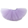 thumbnail image 4 of Tulle Skirt,Girls Glitter Tutu Skirt with Sequins Sparkly Layered Net Tulle Dance Skirt Elastic Waistband for Carnival Party Princess,Tutu for Girls,Purple,4-8 Years, 4 of 4