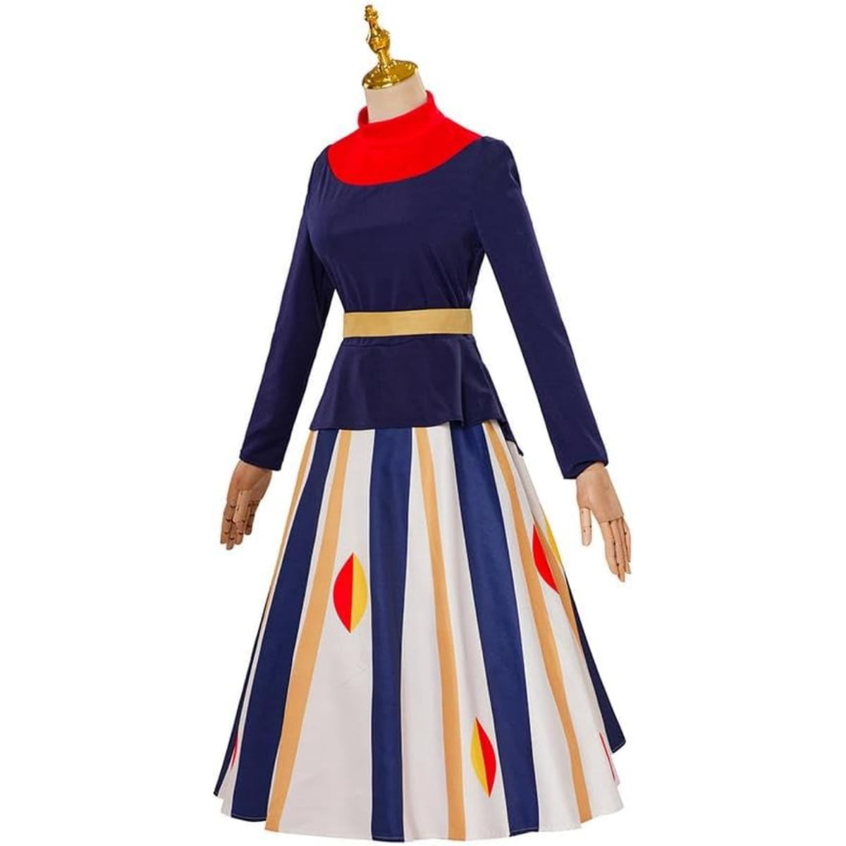 Women's Retro-Inspired Franny Robinson Costume Set - Printed Top & Skirt Outfit