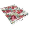 thumbnail image 4 of Pioneer Flower Blanket,Comfortable Soft Flannel Throw Blanket,All Season,Warm Lightweight Blankets for Sofa Bed Couch Living Room Chair,60"x80"(150x200cm), 4 of 4