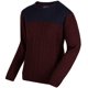 thumbnail image 1 of Regatta - Sudadera de punto modelo Koby para hombre (Chocolate/Azul marino), 1 of 1