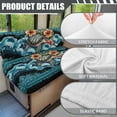 thumbnail image 6 of XYZCANDO Aztec Sea Turtle RV Dinette Cushion Covers Couch Cushion Covers Universal Camper Accessories Washable Furniture Covers for Sofa and Loveseat 1 Backrest Cover and 1 Bench Cover Blue, 6 of 7