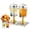Gold - 2 heads, variant on GARVEE 3-Compartment Beverage Dispenser Commercial with Ice Core, Stand & Spigot