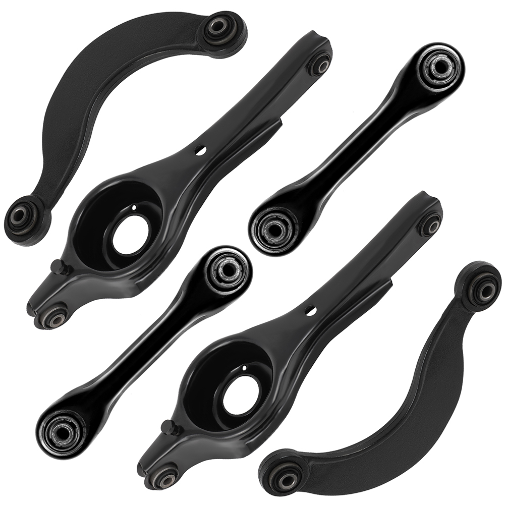 ECCPP - 6PC Rear Forward Lower Control Arm Rear Lower Rearward Control Arm Rear Upper Control Arm - Compatible with 2000-2011 for Ford Focus - K641244 K641985 K660012 Suspension Kit