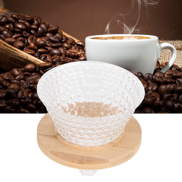 Gotero De Café De Vidrio Vierta El Filtro De Café Kalita Gotero Sobre El Gotero De Café Filtro De Cafetera De Vidrio Reutilizable Embudo De Goteo De Café Hervidor De Agua