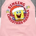 thumbnail image 3 of SpongeBob SquarePants - Singing Christmas Korals - Toddler & Youth Girls Raglan Graphic T-Shirt, 3 of 5