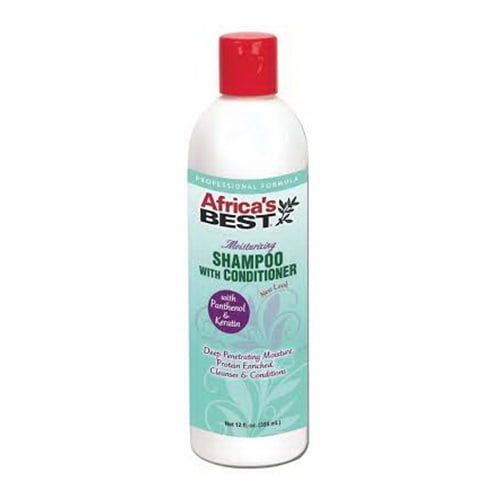 Africas Best Moisturizing Hair Shampoo With Conditioner, 12 Oz