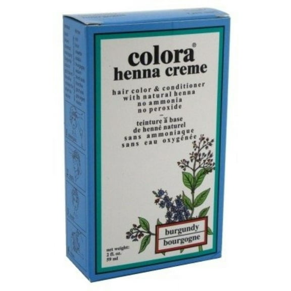 Colora Henna Creme Hair Color Burgundy, 2 oz