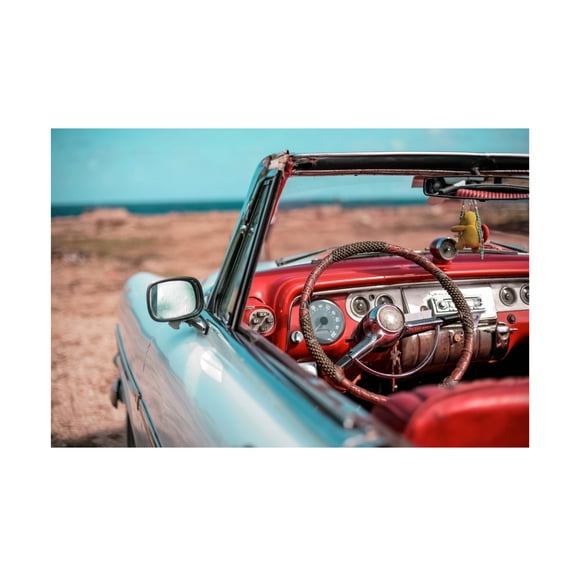 Canvas Wall Art - Alexander Yakovlev 'Old Havana 5' Wall Art for Living Room, Bedroom, or Office Décor by Trademark Fine Art - 19 x 12 Inches