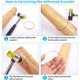 thumbnail image 3 of 14.02 x 5 x 2.99 inchesRound Wood MandrelElite Jewelry Tool - Herramienta redonda para envolver alambre de mandril de brazalete de tamaño de pulsera de madera redonda, 3 of 4