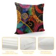 thumbnail image 4 of Fenyluxe Throw Pillow Cover Cartoon Funny Colorful Octopus Tentacle Pattern Home Decor Pillowcase for Sofa  White, 4 of 5