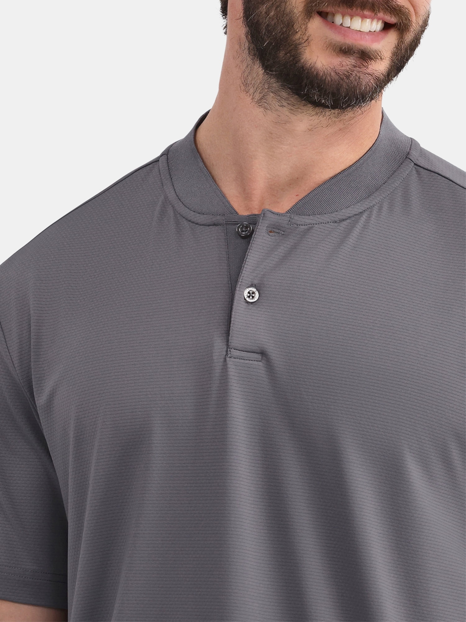 Birdie Bound Men's and Big Men's Henley Golf Shirt, Sizes XS-5XL
