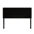 thumbnail image 5 of Home Design Romney Twin Upholstered Headboard with Vertical Channel Tufting, Adjustable Height, Black, 5 of 8