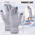 thumbnail image 3 of Tool Series Screen Gloves Winter Male And Female Couples Piled Thickened Wool Non Slip Riding Finger Cold Proof Knitted Warm Gloves, 3 of 9