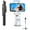 White, variant on Smart Ai Facial Recognition Phone Tripod, 360° Panoramic Auto Face Tracking Tripods,2-in-1 Selfie Stick for iphone, Adjustable Height