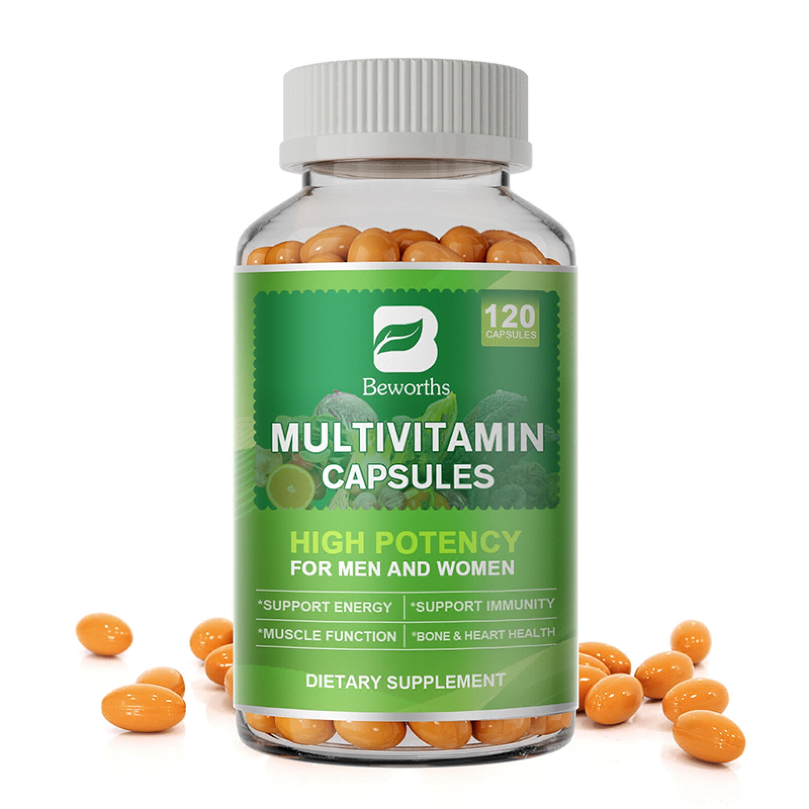 (2 Pack) B BEWORTHS Multivitamin Supplement for Daily Wellness, 240 Total Softgels