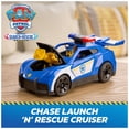thumbnail image 2 of Toy Car Paw Patrol Chase Rescue Cruiser with Lights, 2 of 9