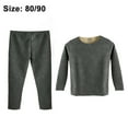 thumbnail image 2 of Conjunto de ropa interior térmica para niños, ropa interior larga para niños, conjunto térmico superior e inferior para invierno, 2 of 7