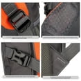 thumbnail image 3 of relayinert Multipurpose Backpack For Hiking 40L Capacity Waterproof Nylon Reflective Markings Black, 3 of 5