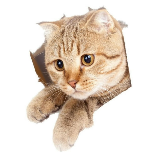 Pegatina para Inodoro de Gato de Dibujos Animados, Mural para Asiento de Inodoro, Pegatina Divertida para Tapa de Inodoro Impermeable, Pegatina Divert 21cmx23cm