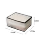 thumbnail image 3 of Caja de almacenamiento plegable para debajo de la cama | Contenedor de plástico EVA | Organizador inodoro y resistente a la humedad para mantas, almohadas y abrigos | Diseño blanco translúcido, 3 of 5