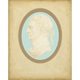 thumbnail image 2 of Bartolozzi, F. 12x14 Black Ornate Wood Framed with Double Matting Museum Art Print Titled - Spa Cameo IV, 2 of 4