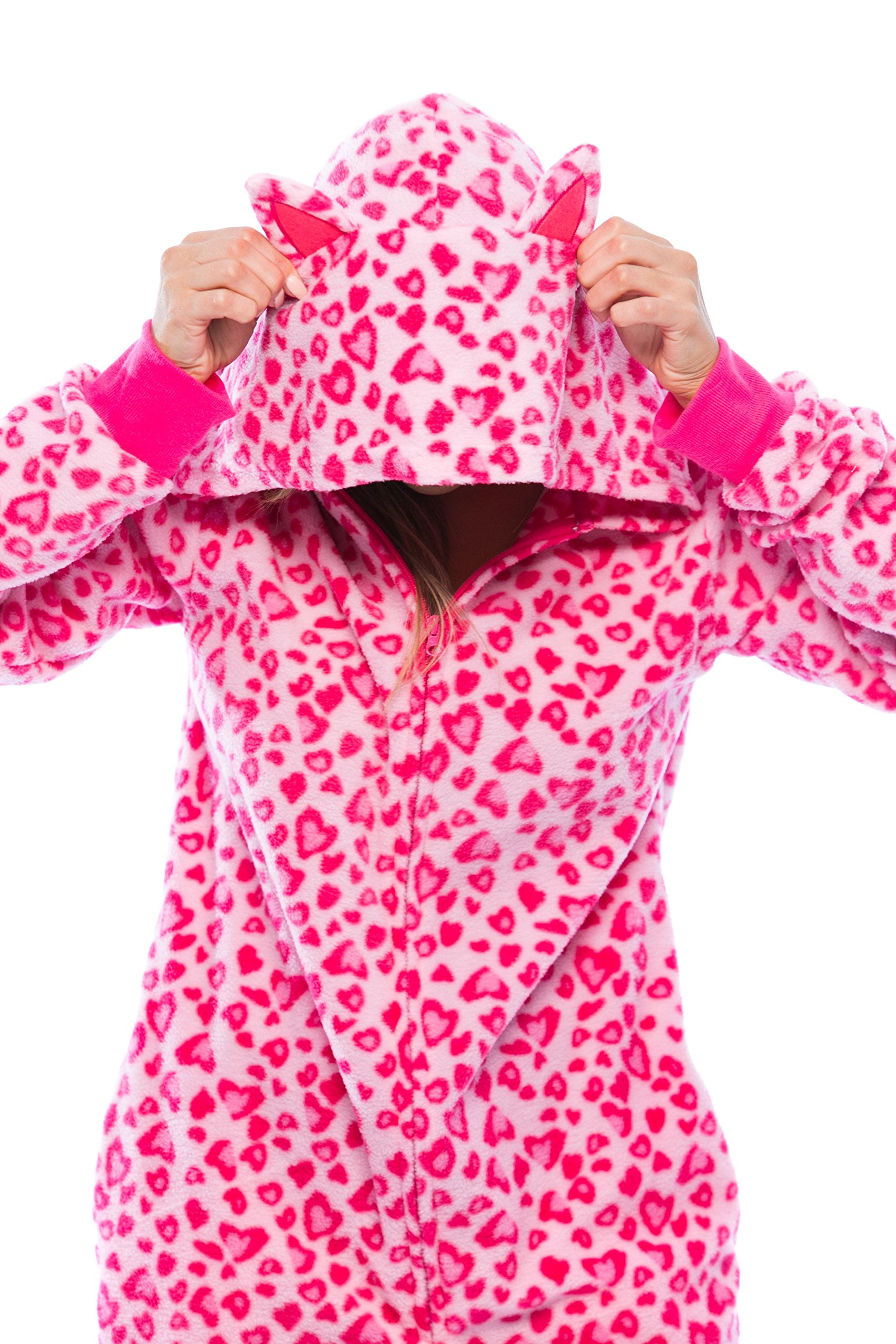 Leopard print onesie online for adults