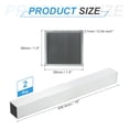 thumbnail image 2 of Tubos Cuadrados de Aluminio Uxcell 6063, 1.5"x1.5"x16" Largo 0.04" Grosor de Pared 2pcs, 2 of 6