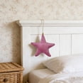 thumbnail image 4 of Set de colgantes decorativos en forma de estrella con tela para decoración del hogar, decoraciones de fiesta o regalo – pack de 5 para cumpleaños, fiestas y inauguración de casa, 4 of 6