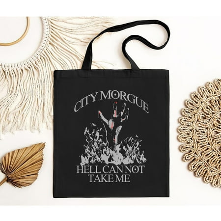 vintage City Morgue Tote Bag - Be Patient Album - Rap Music Graphic Bag - ZillaKami Merch For Gift-TH23374