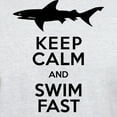 thumbnail image 3 of CafePress - Sharks! Keep Calm And Swim Fast T Shirt - Men's Classic Graphic T-Shirt, 3 of 4