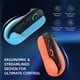 thumbnail image 5 of Methold Naranja y azul por juego Controlador 2 Interruptor 2do conjunto 2 Volante Soporte del controlador Interruptor Conjunto de interruptores Videojuegos y accesorios negro, 5 of 6
