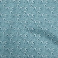 thumbnail image 1 of oneOone Coton Jersey Bleu Ciel Tissu Jacobée Robe Florale Tissu Tissu Imprimé par la Cour 58 Pouces de Large, 1 of 4