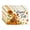 B, variant on Sm:)e Orange Pumpkin Maple Leaf Fall Placemats Set of 4 12x18 Inch, Indoor Outdoor Table Mats Decorations for Home Party