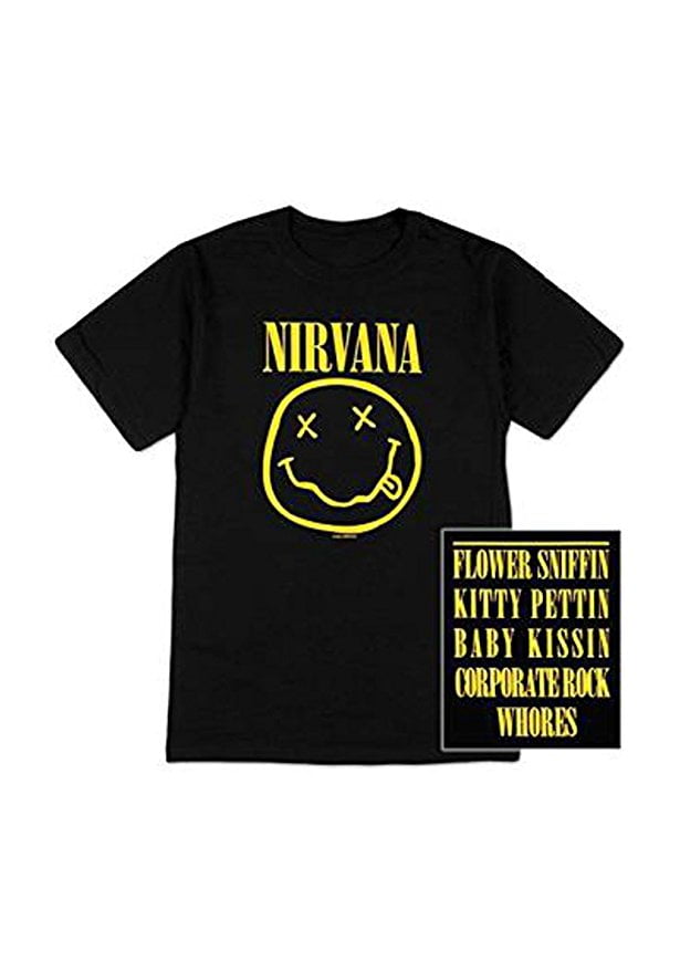 FEA Nirvana Smiley Face Adult Mens 