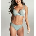 thumbnail image 5 of Panache Ana Lace Plunge Underwire Bra (9396),30FF,Blue/Ash Rose, 5 of 6