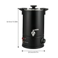 thumbnail image 2 of 8L 270Oz Black Stainless Steel Electric Commercial Coffee Urn Percolator Coffee Pot for Cafes, Buffets, 2 of 17