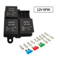 thumbnail image 3 of 3 Way 4Pin Fuse Holder Relay Holder Circuit Standard ATO Blade Fuse Relay Holder 12V 40A Relay, 3 of 5