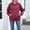 #105-Wine, variant on Ounisa Women Solid Basic Fleece Letter Loose Hoodie Sweatshirt Long Sleeve Kangaroo Pocket Drop Shoulder Pullovers Top
