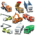 thumbnail image 2 of Diecast Toys Engineering Trucks Assortment | Pull Back Construction Vehicle Play Set for Student, Multiple Designs, 8 Pack, 2 of 2