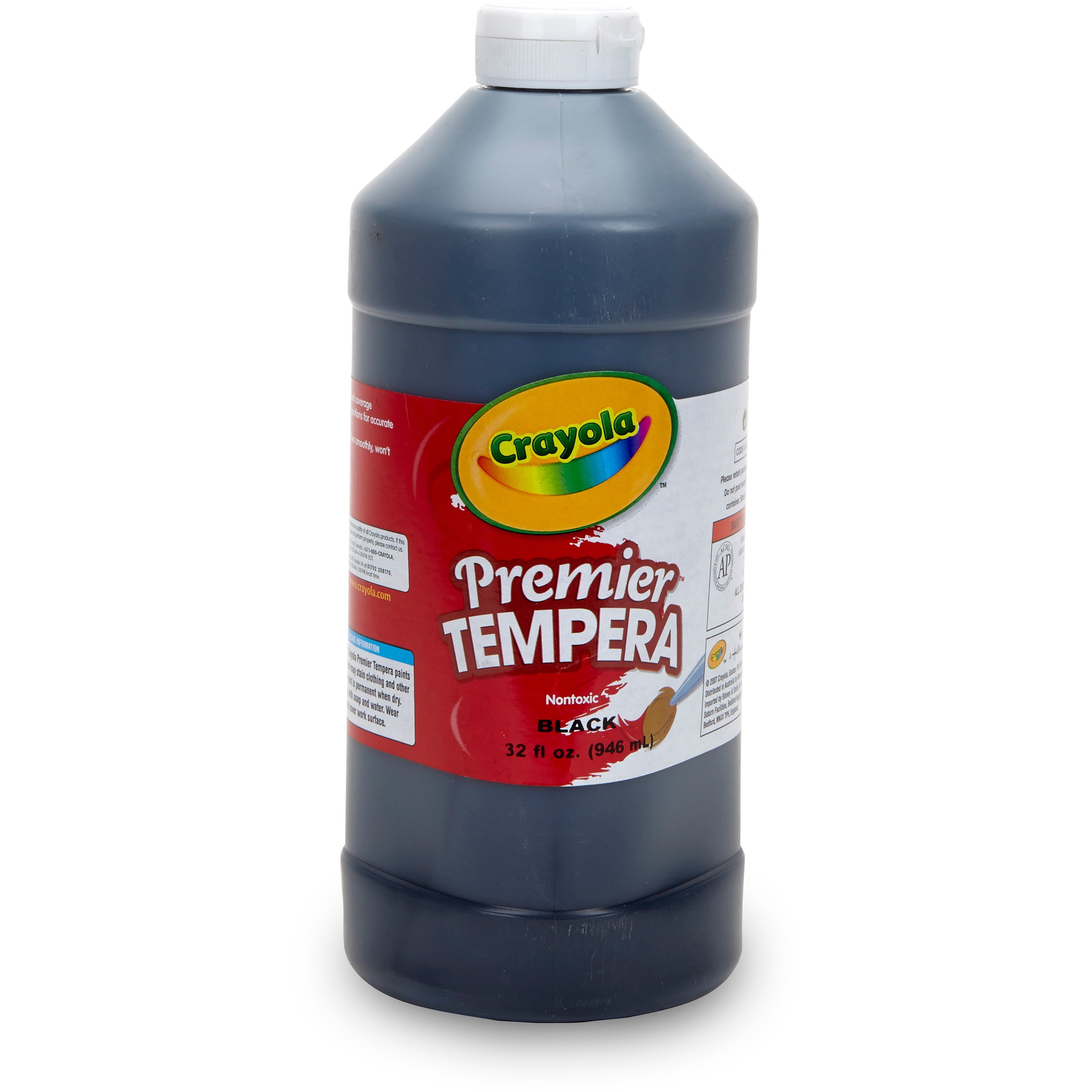 Crayola Premier Tempera Paint, Black, 32 Oz
