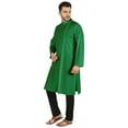 thumbnail image 3 of Atasi Indian Designer Kurta For Mens Party Wear Traditional Dress Solid Ethnic Long Shirt, 3 of 7