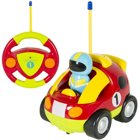 Best Choice Products 2 Channel Kids Beginner Remote Control Cartoon Racing Car Perfect