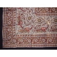 thumbnail image 2 of Block Print Indian Tapestry Cotton Bedspread 108" x 88" Full-Queen Gray, 2 of 3